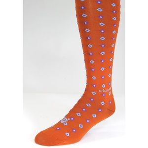 Men’s Dress Sock in Burnt Orange